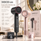 DOCO High-Speed Ionic Hair Dryer – Lightweight Professional Blow Dryer