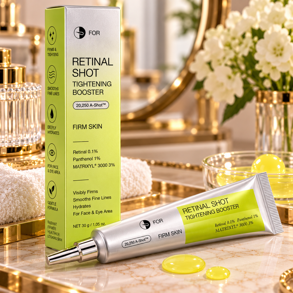 Korean Retinol Vitamin C Hydrating Shot Tightening Booster Face & Eye Serum