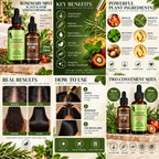 30ml/59ml Batana Rosemary Mint Scalp Hair Strengthening Oil Biotin Essential