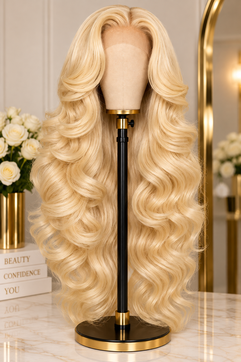 13x6 Body Wave Transparent HD 30 46 Inch 613 Honey Blonde Lace Frontal Human